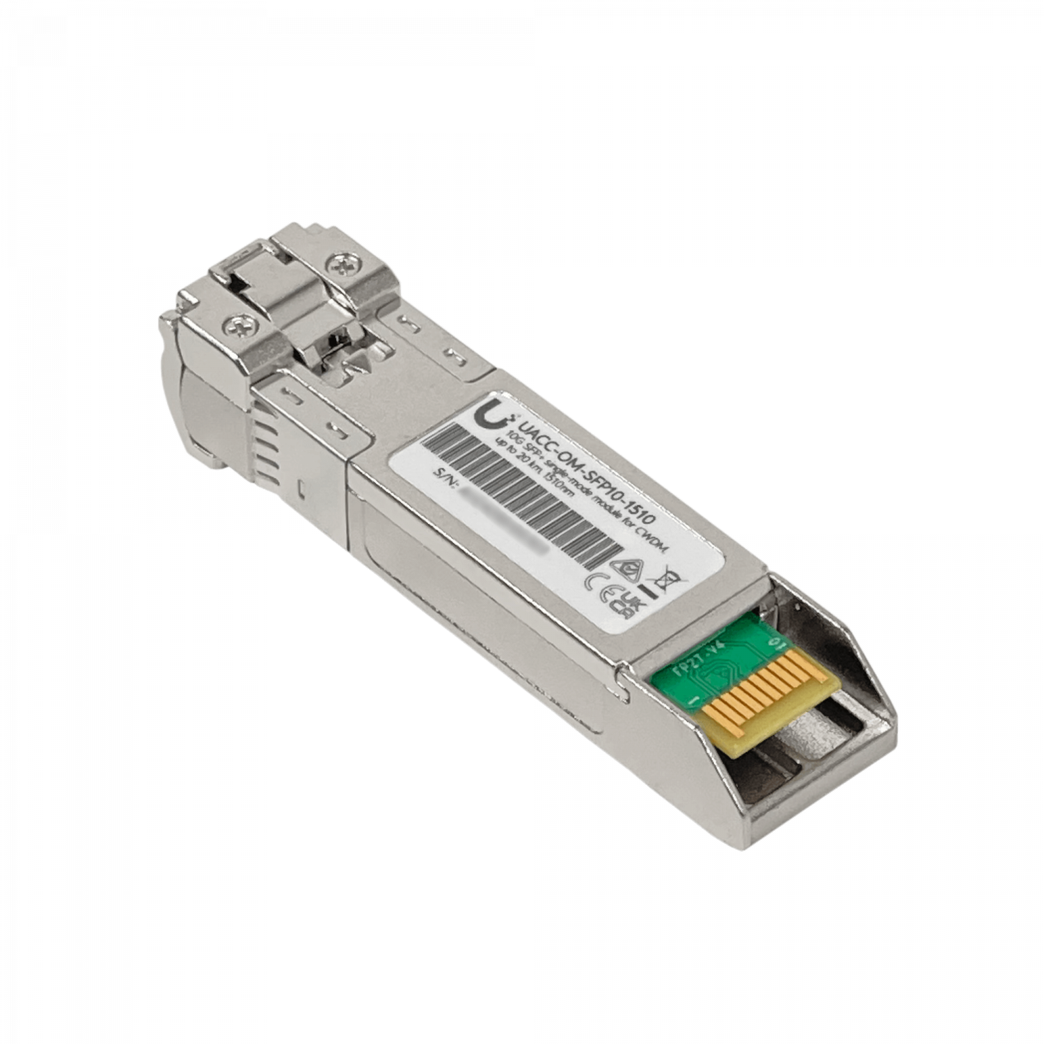 Transceptor SFP+ 1510nm SM LC, 10Gbps, 20km, Monomodo Ubiquiti SFP10-1510 -  4