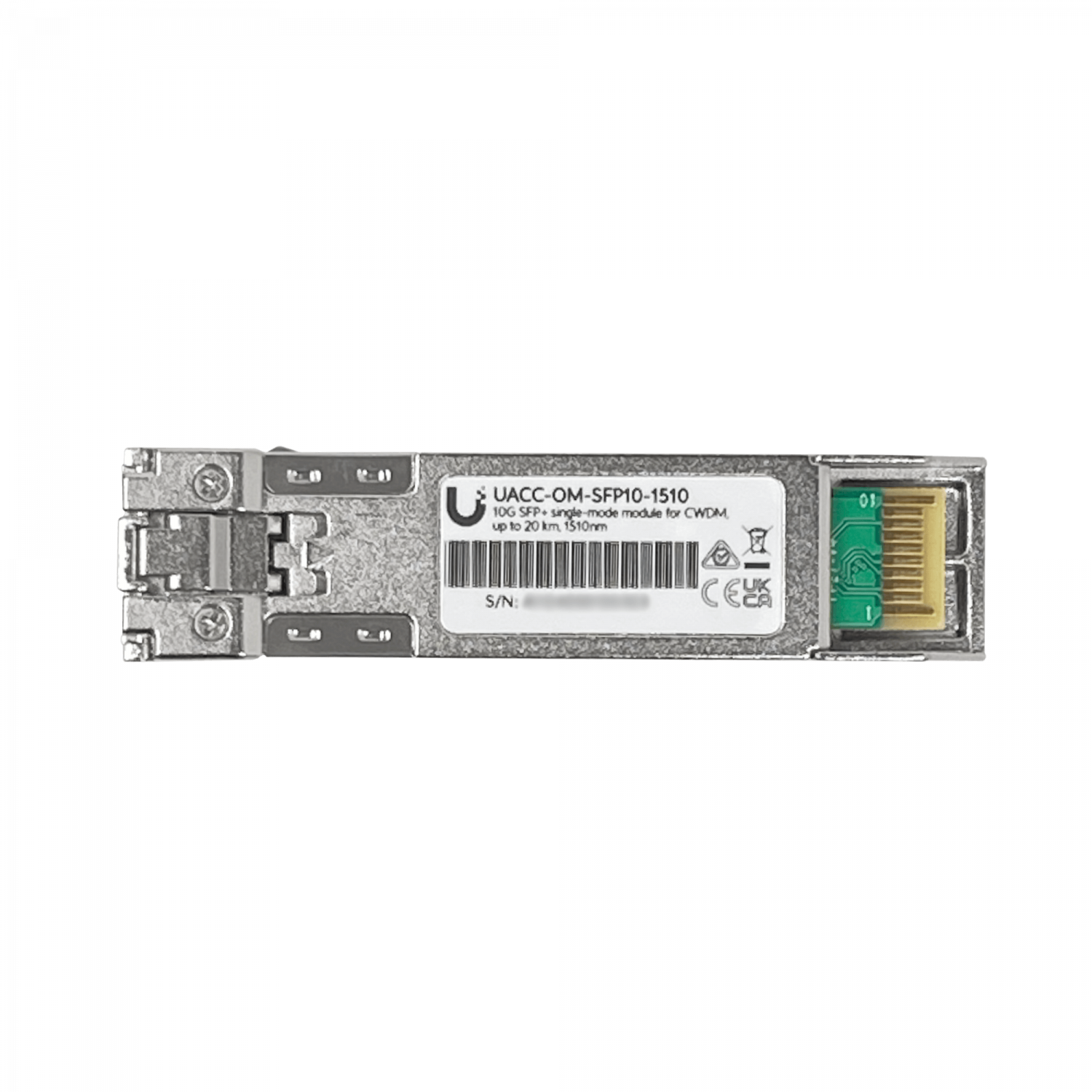 Transceptor SFP+ 1510nm SM LC, 10Gbps, 20km, Monomodo Ubiquiti SFP10-1510 -  6