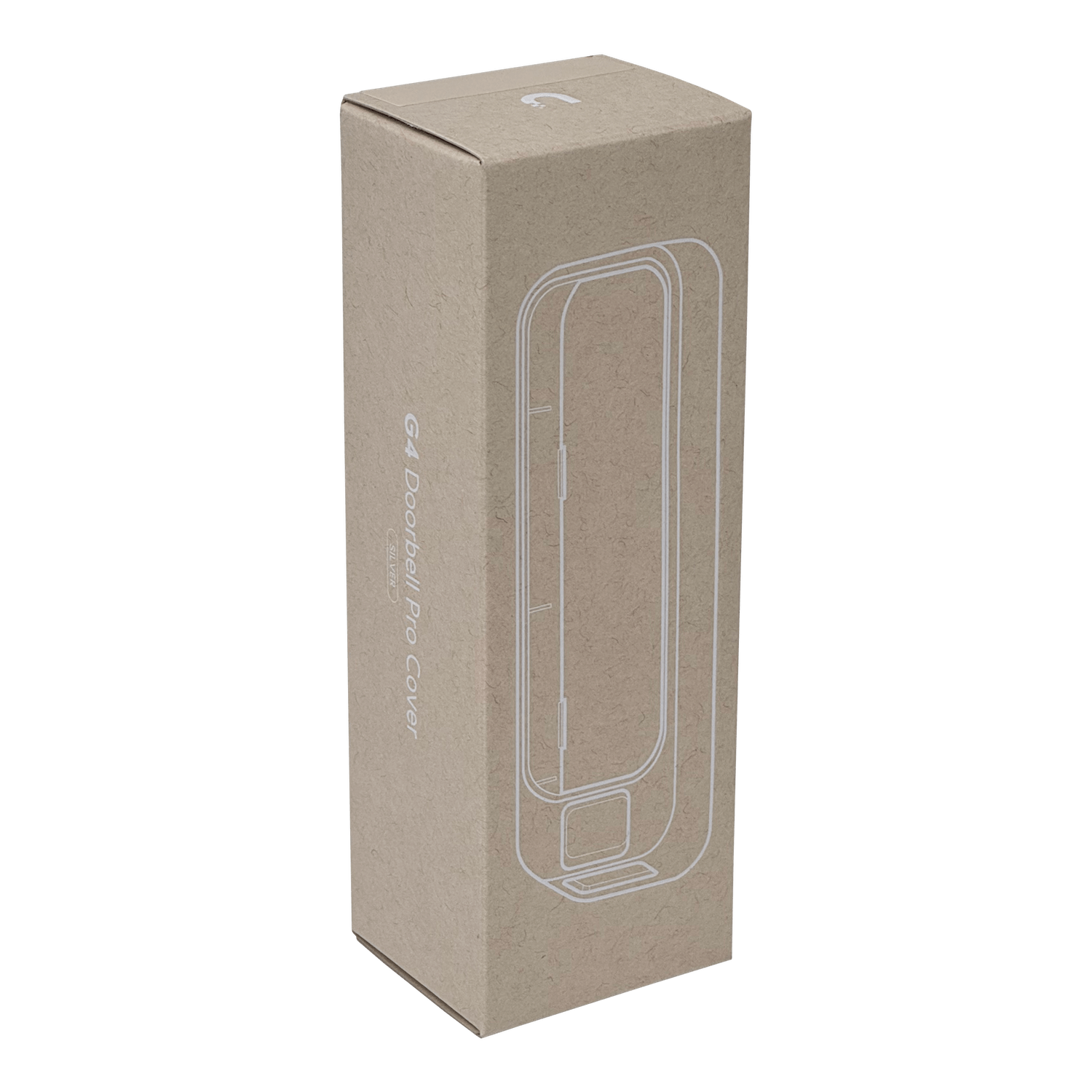 Carcasa plateada para G4 Doorbell Pro, policarbonato, Ubiquiti UACC-G4-DB-Pro-Cover 4