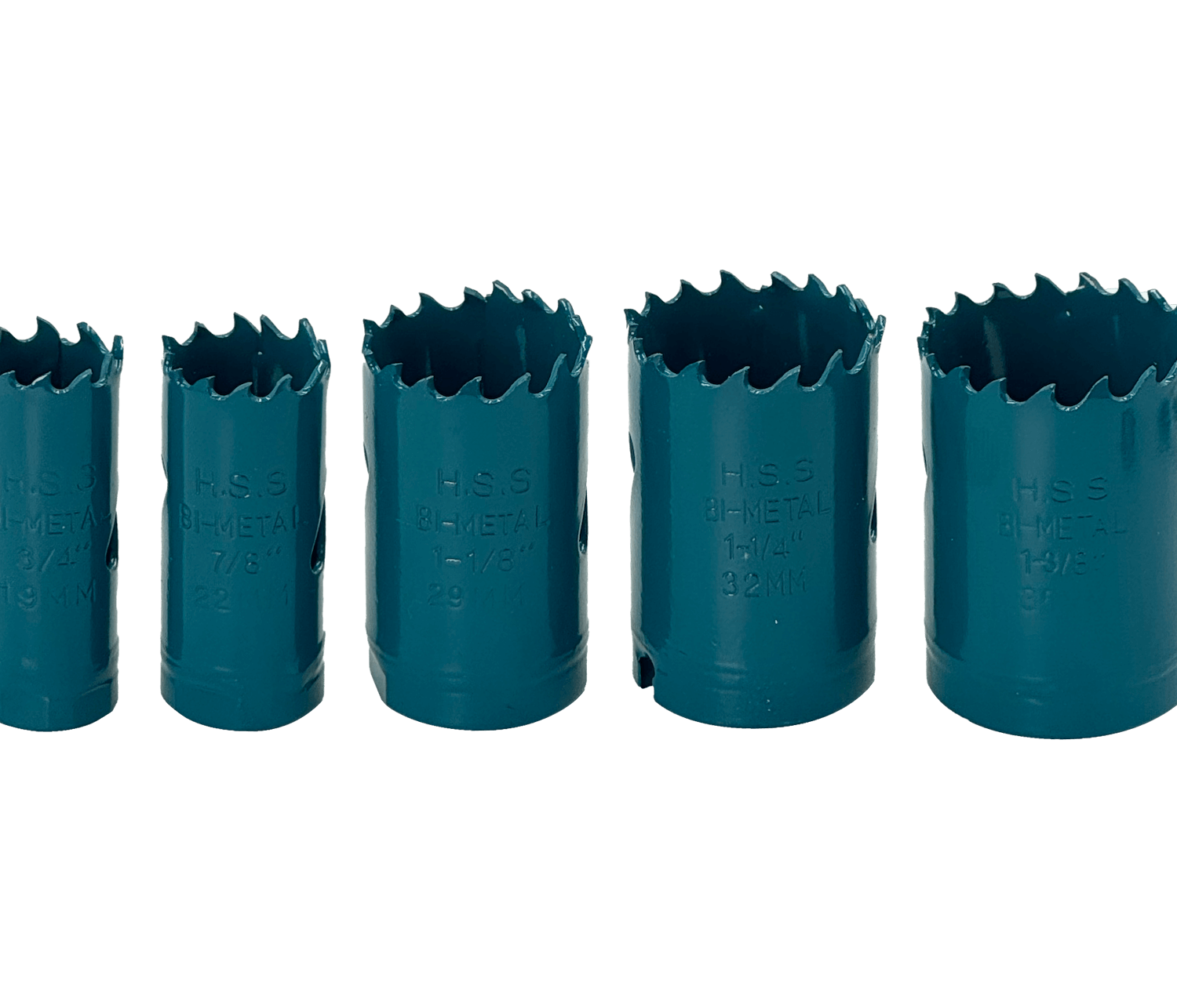 Set de Sierras de Copa TOTAL HSS M3 Bimetálicas 5 Piezas 19-35mm - Alta Precisión TACSH1071 3