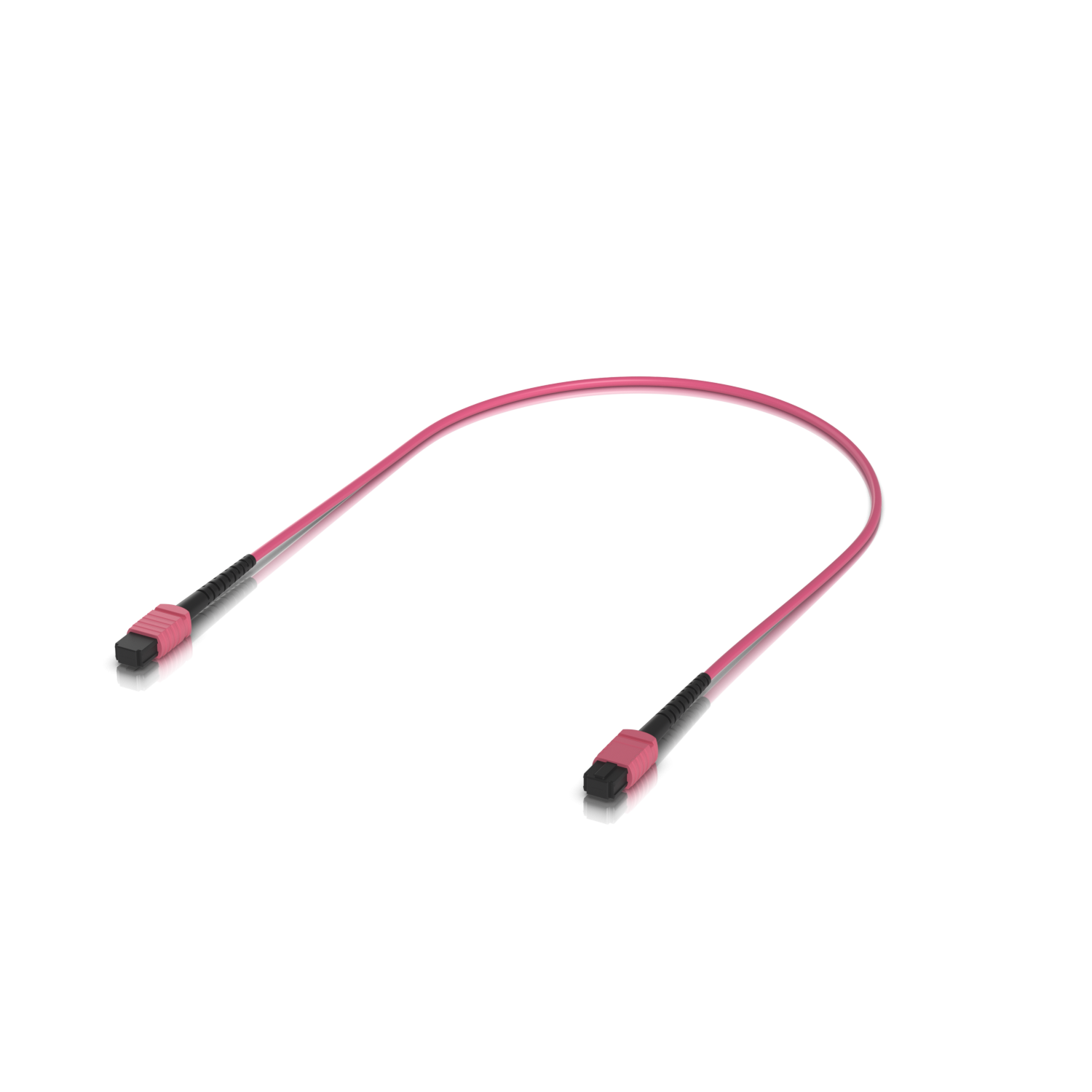 Cable Fibra Ubiquiti JF4MM05U MPO-MPO 12 fibras OM4 MM LSZH 0.5m Type-B jumper duplex 2
