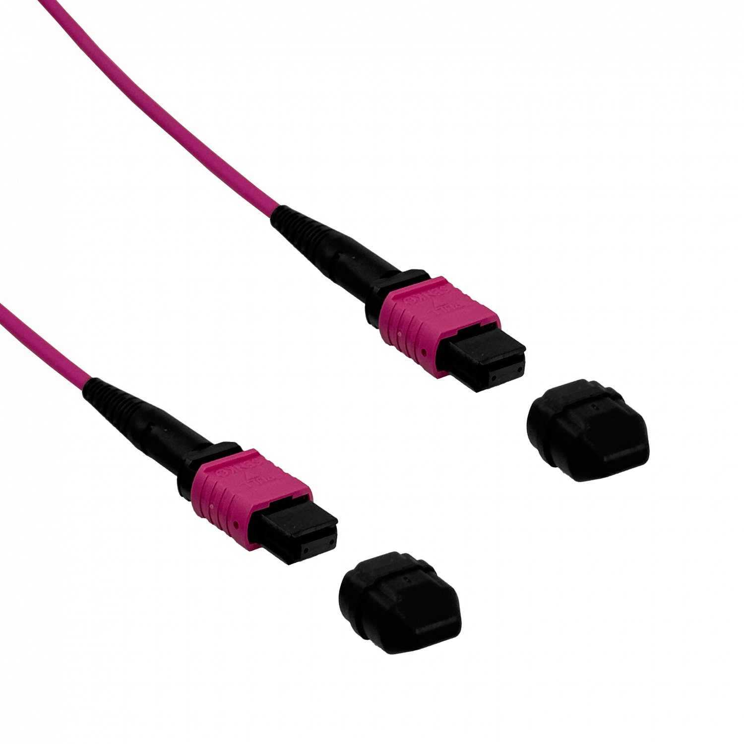 Cable Fibra Ubiquiti JF4MM05U MPO-MPO 12 fibras OM4 MM LSZH 0.5m Type-B jumper duplex 3