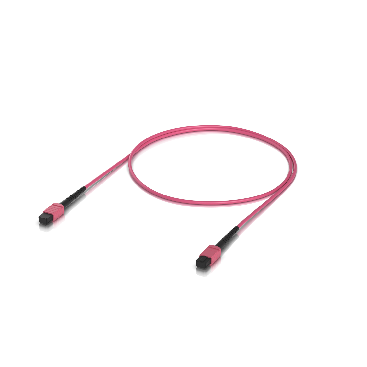 Cable Fibra Ubiquiti JF4MM1U MPO-MPO 12 fibras OM4 MM LSZH 1m Type-B jumper duplex 3