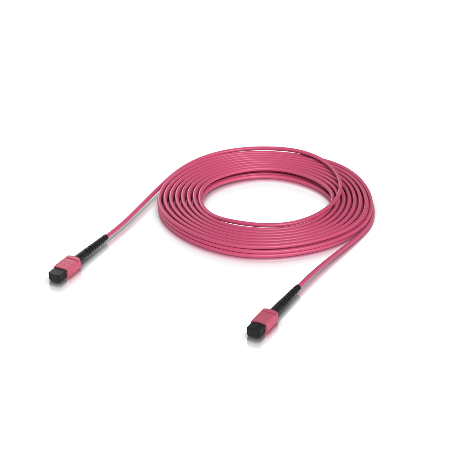 Cable Fibra Ubiquiti JF4MM10U MPO-MPO 12 fibras OM4 MM LSZH 10m Type-B jumper duplex 2