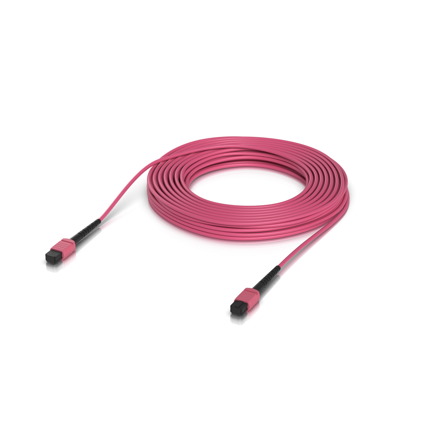 Cable Fibra Ubiquiti JF4MM15U MPO-MPO 12 fibras OM4 MM LSZH 15m Type-B jumper duplex 3