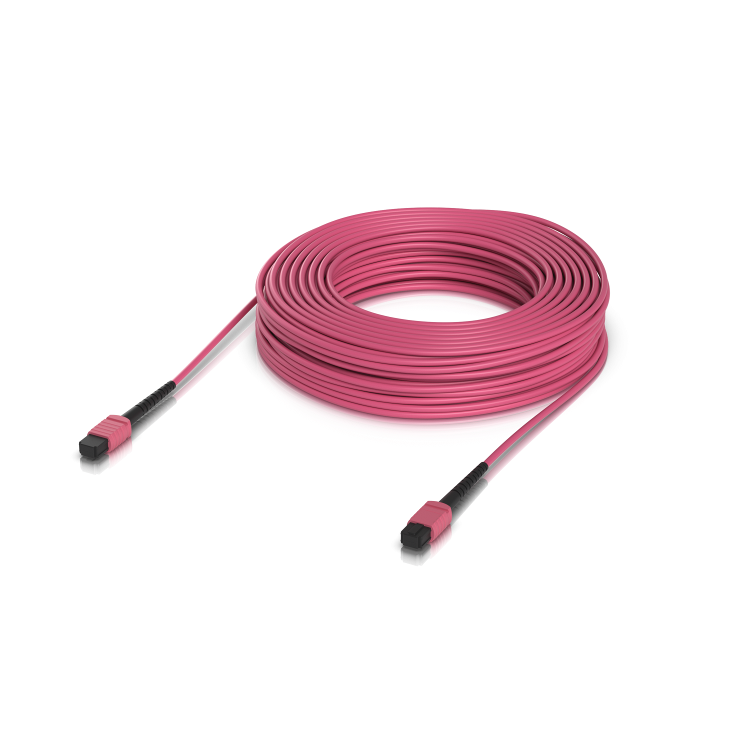 Cable Fibra Ubiquiti JF4MM30U MPO-MPO 12 fibras OM4 MM LSZH 30m Type-B jumper duplex 3