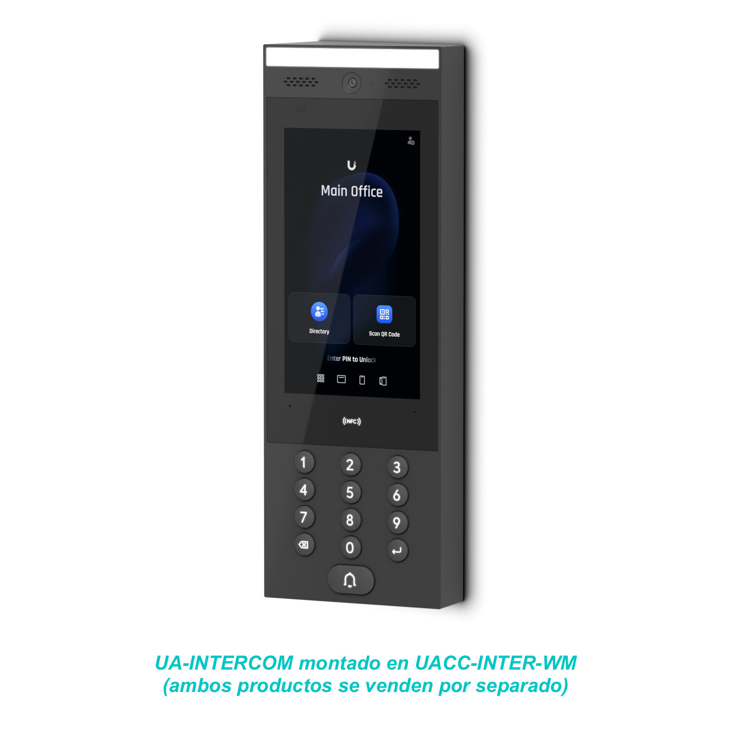 Accesorio Montaje Ubiquiti UACC-INTER-WM angulo interno 20 grados para UA-Intercom 5