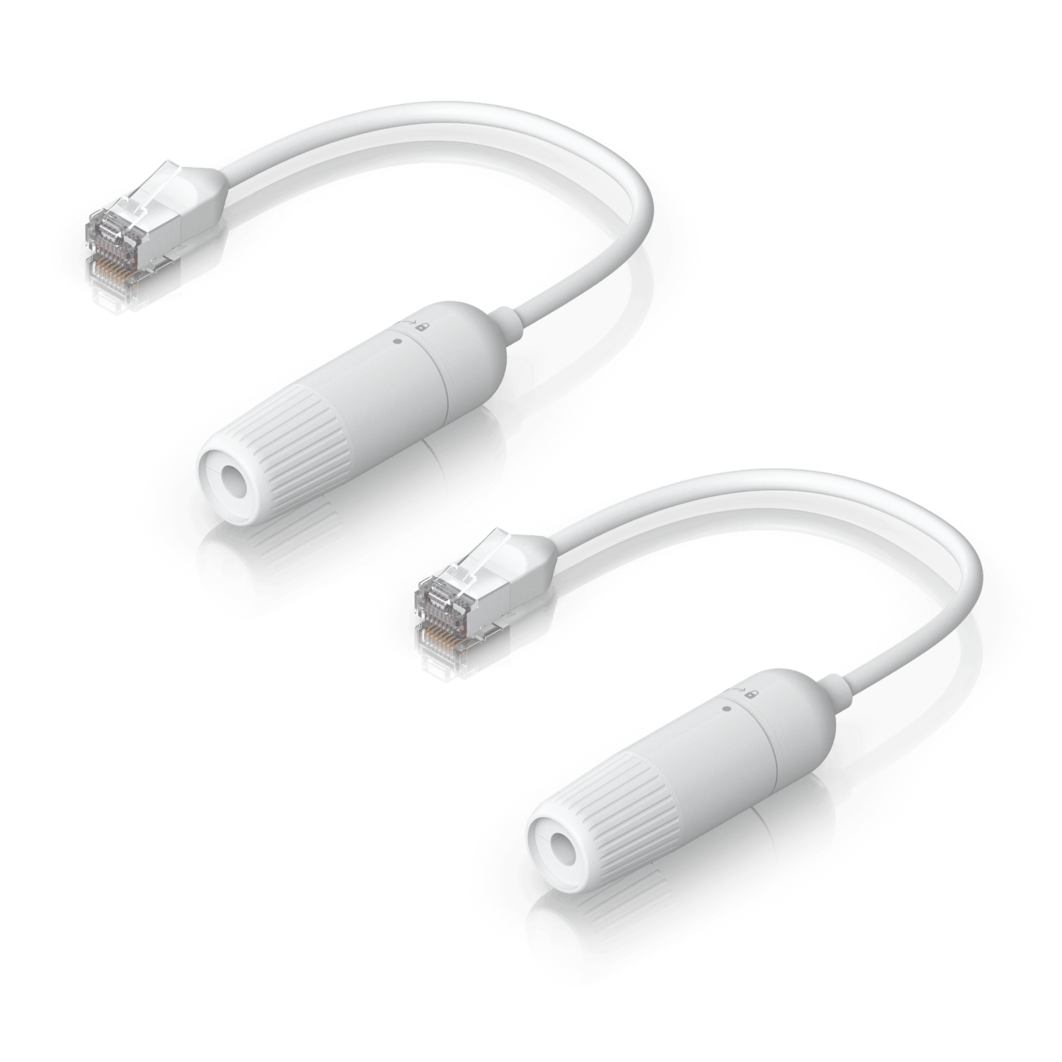 Pack 2 Acopladores Extensión RJ45 Cat6A Blindado Macho-Hembra, Ubiquiti RJ45-15MM  5