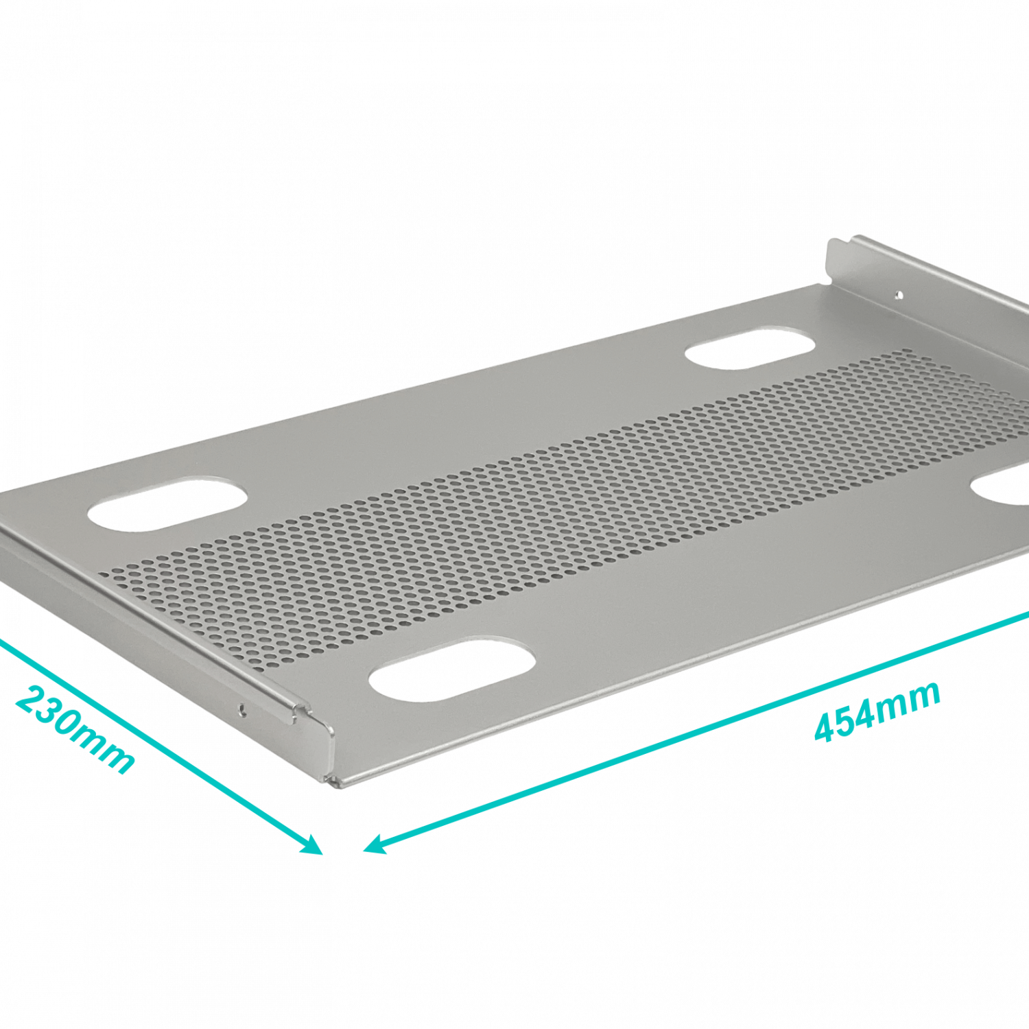 Bandeja Ventilada Ubiquiti URACK-TL-SD 454x230x27 mm soporta 20kg ventilacion optimizada 4