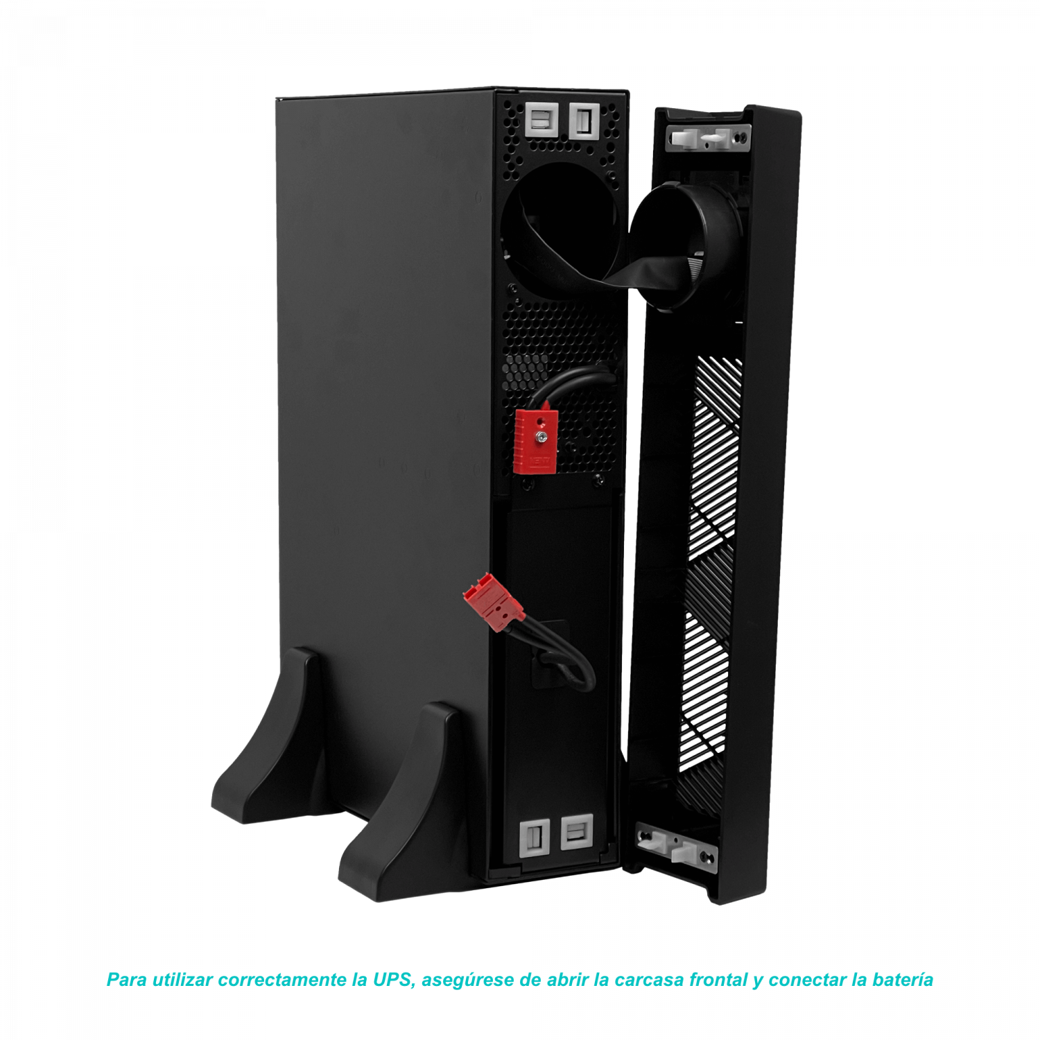 UPS Enersafe ESOL RTH-L 1KVA – Batería Ion Litio, 1000W, Rack/Torre, Online (Doble Conversión) 2