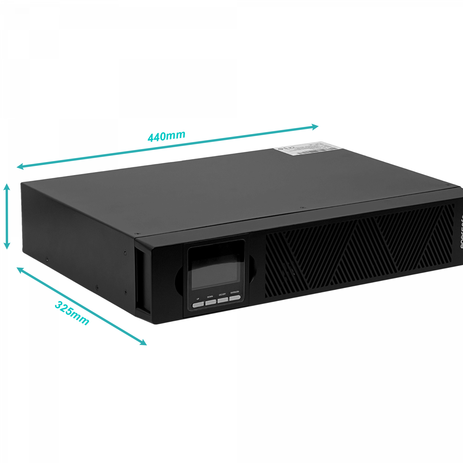 UPS Enersafe ESOL RTH-L 1KVA – Batería Ion Litio, 1000W, Rack/Torre, Online (Doble Conversión) 8