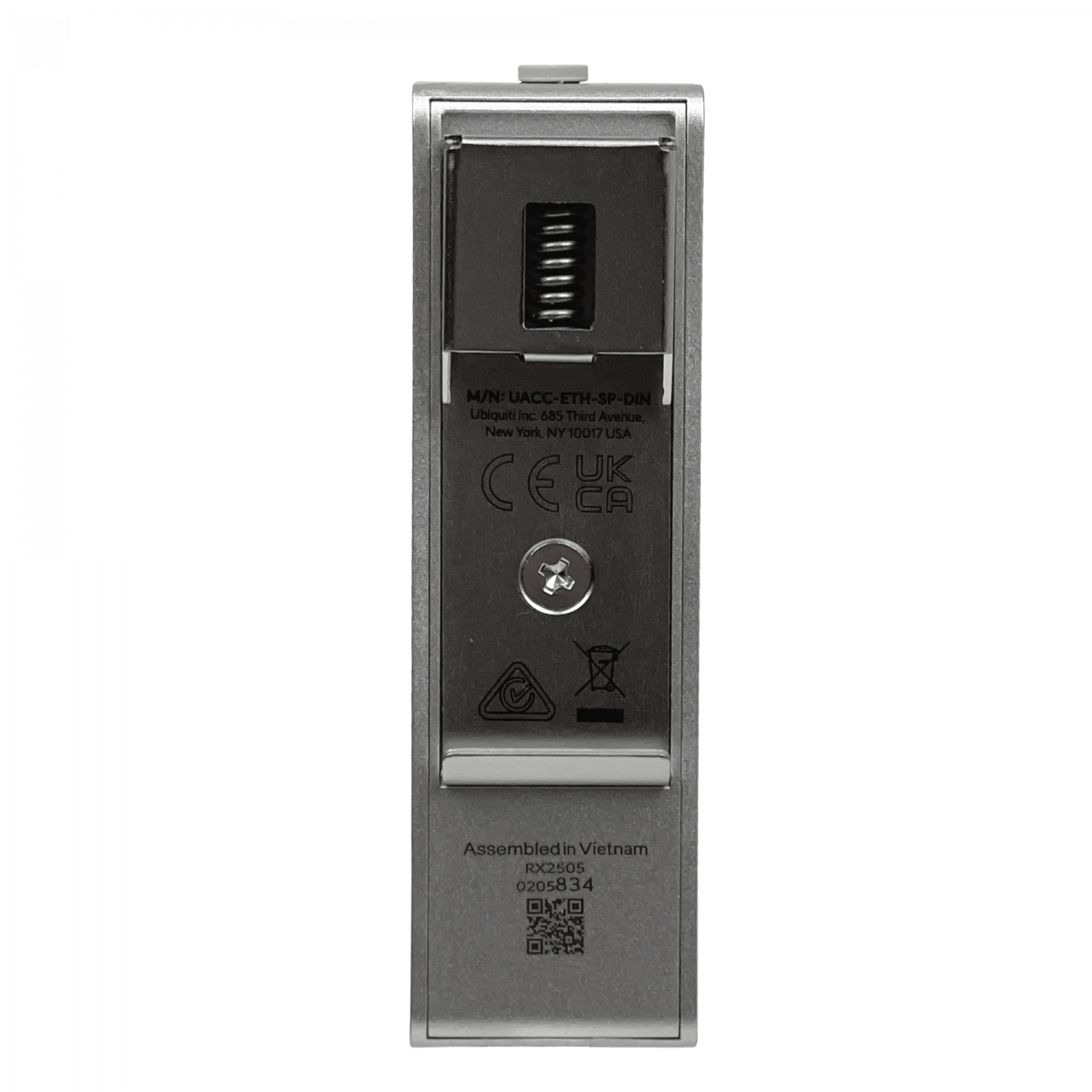 Protector de Sobretensión Ubiquiti UACC-ETH-SP-DIN 20kA, PoE, 10Gbps, 2 Puertos RJ45, Riel DIN 2