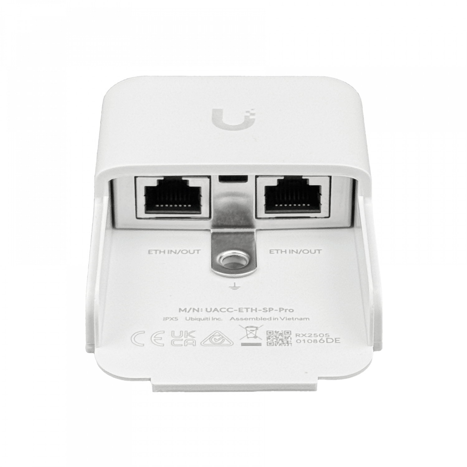 Protector Sobretension Exterior Ubiquiti ETH-SP-PRO 20kA 2xRJ45 10Gbps PoE++ seguridad avanzada 3
