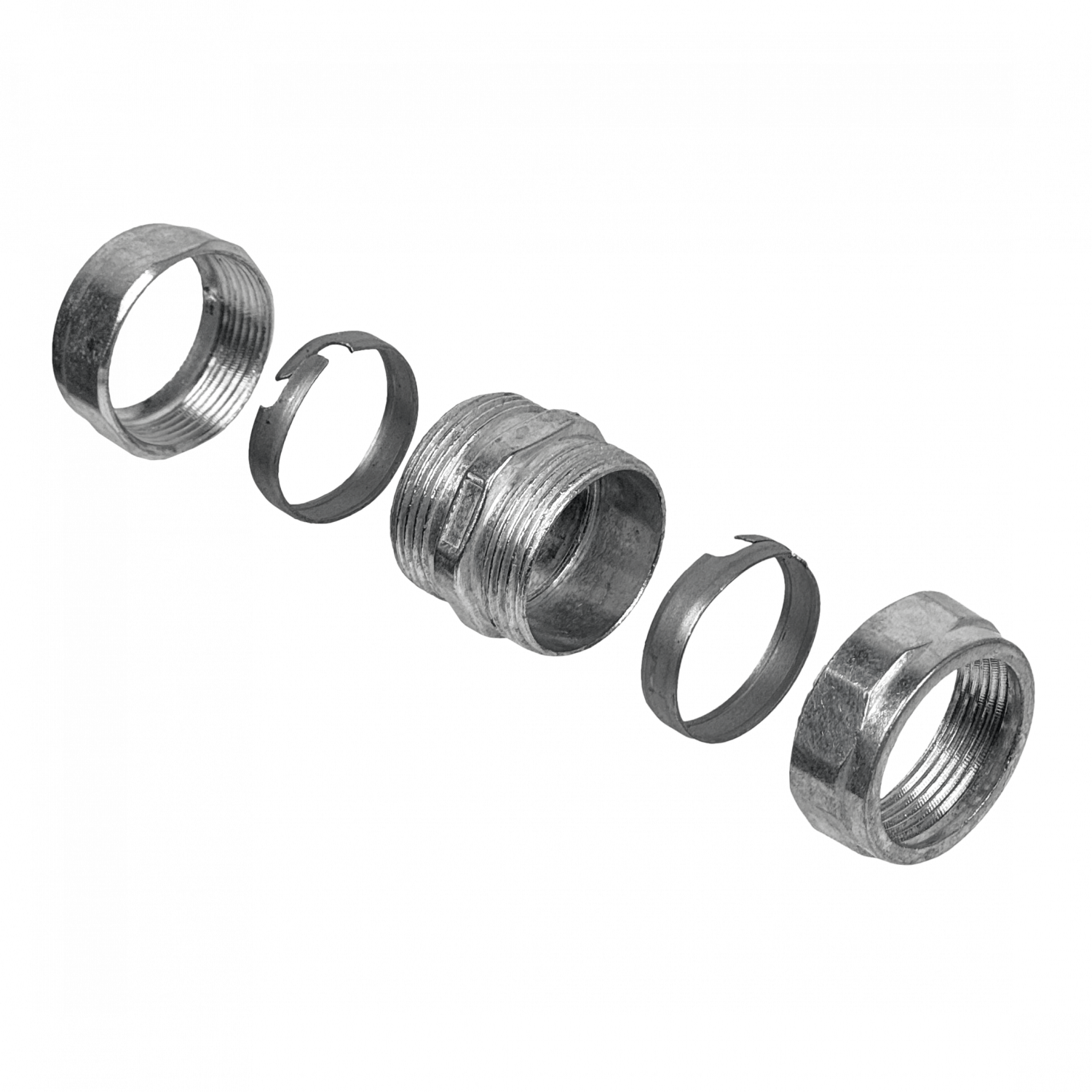 25mm Copla de Compresin Acero Galvanizado Para Conduit EMT 25mm 3