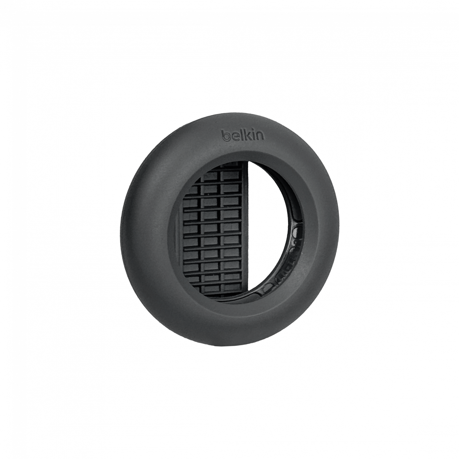 Porta AirTag Gris c/Clip Para Llavero/Bolso 1