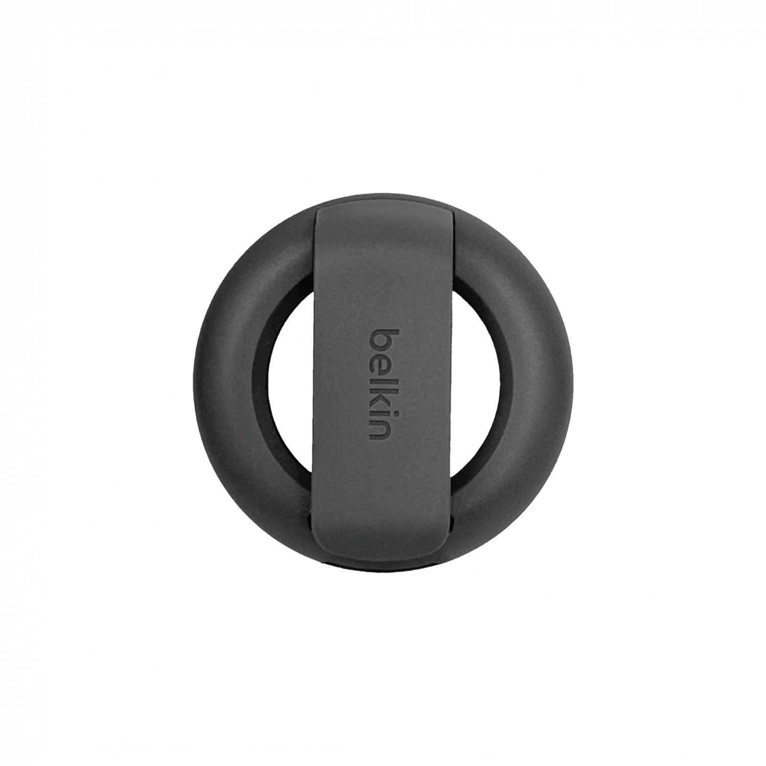 Porta AirTag Gris c/Clip Para Llavero/Bolso 2