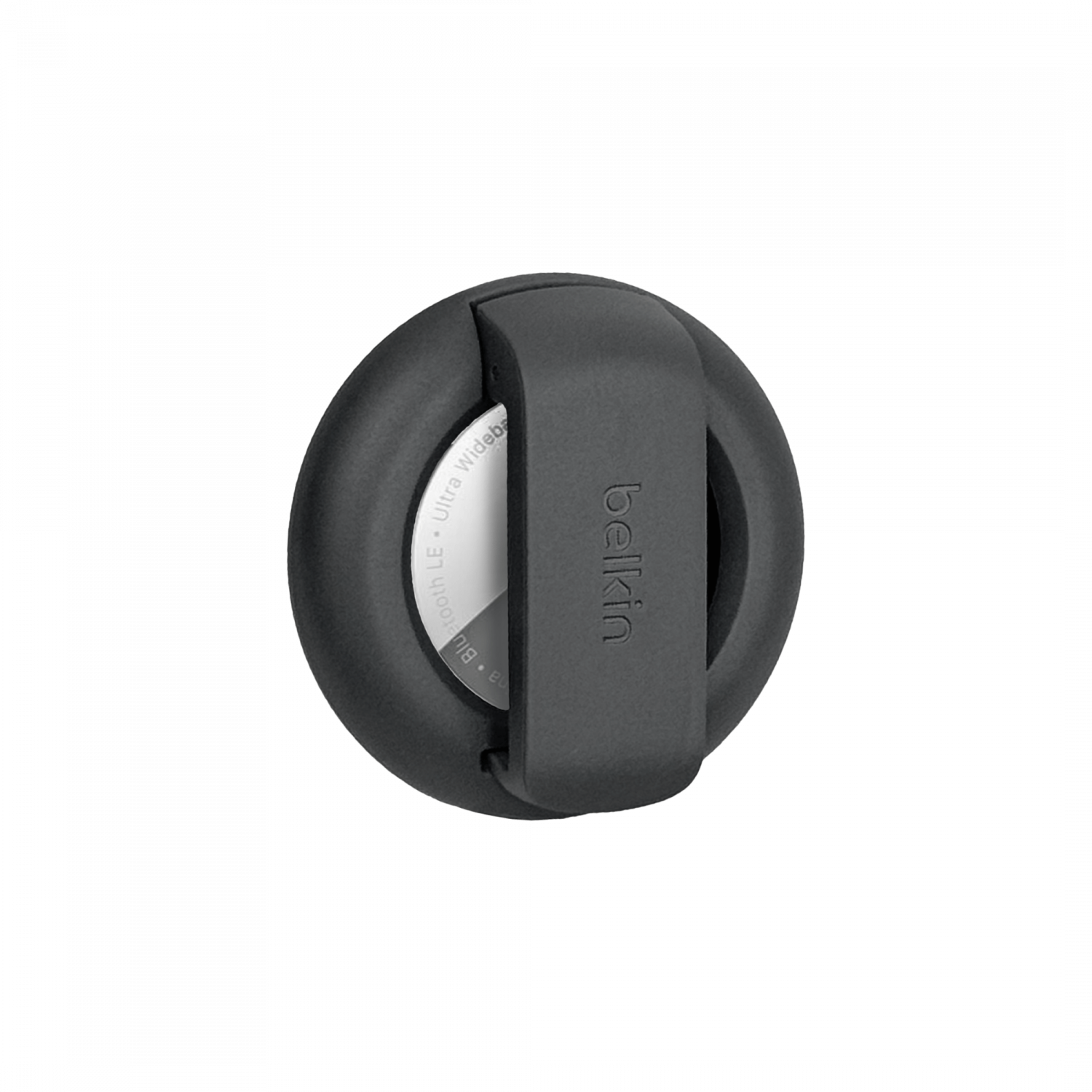 Porta AirTag Gris c/Clip Para Llavero/Bolso 6