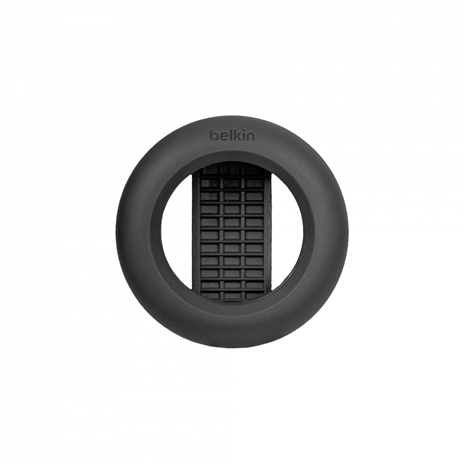 Porta AirTag Gris c/Clip Para Llavero/Bolso 7