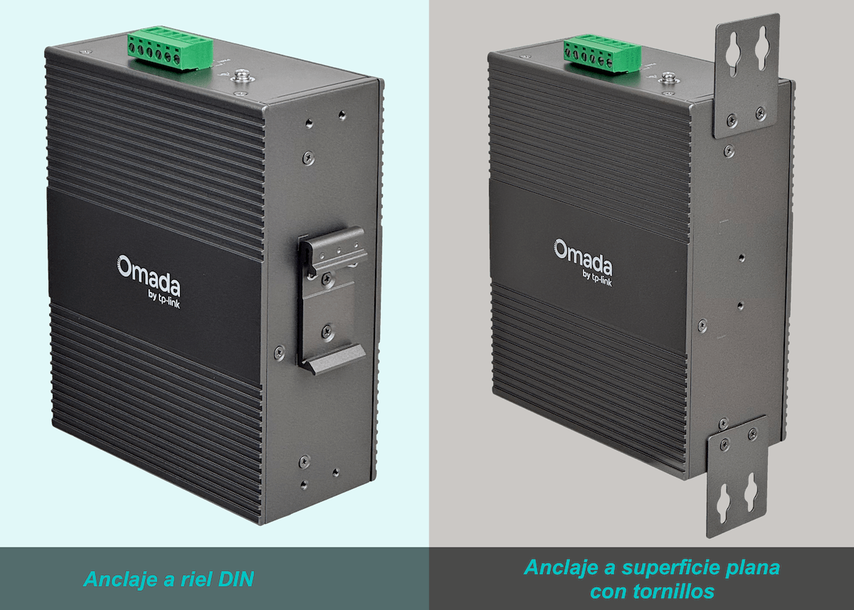 Switch industrial Gigabit con PoE++ y gestión Omada TP-Link Omada IES210GPP 8 PoE 2 SFP 240W 2