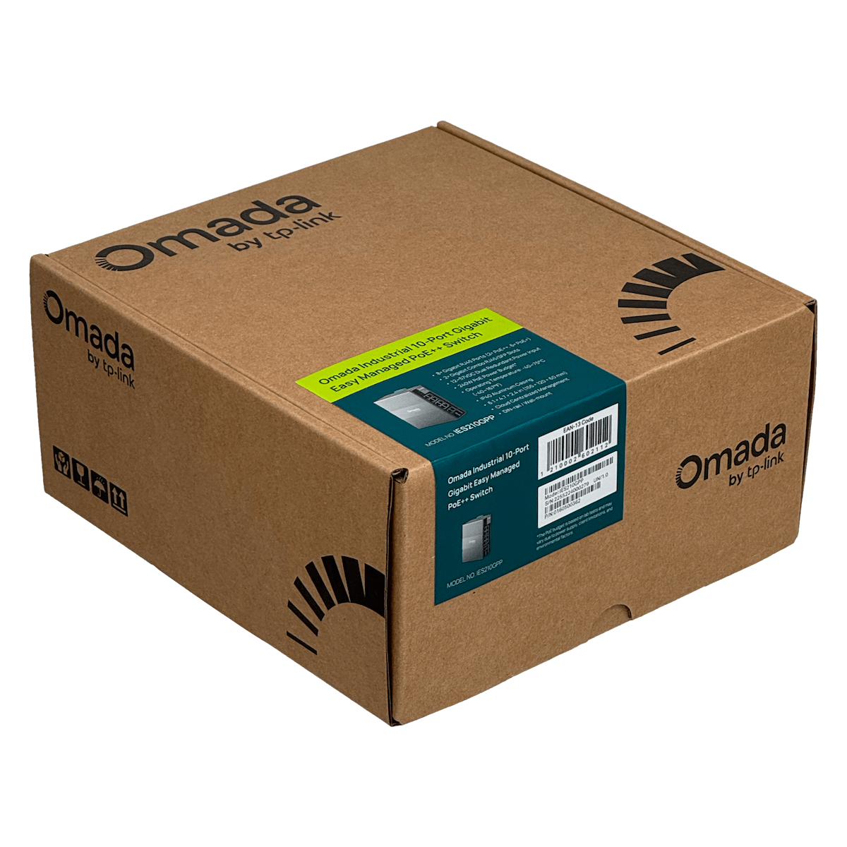 Switch industrial Gigabit con PoE++ y gestión Omada TP-Link Omada IES210GPP 8 PoE 2 SFP 240W 8