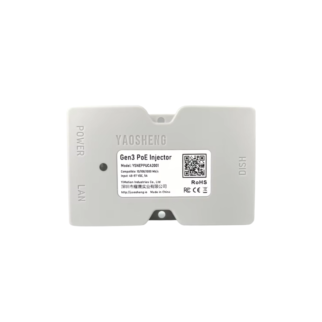Adaptador Starlink-V4 1-1000 48-57VDC 5A inyector Evita Router 4