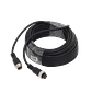 Cable GX12-4-10M 10 Metros, Conector Aviación 4 Pines GX12, Macho a Hembra - Miniatura 3