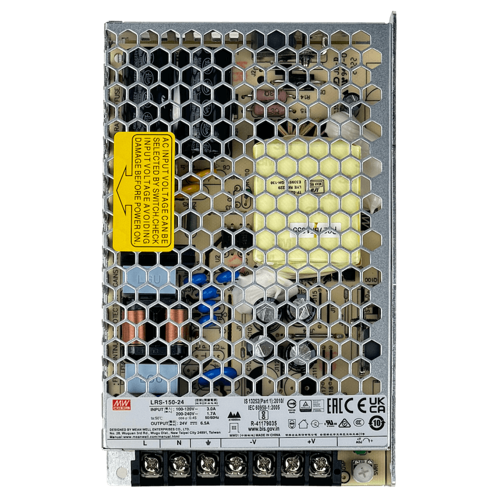 MEANWELL 156W 24V 6,5A Open-Frame Fuente-Poder 100-240VAC 1