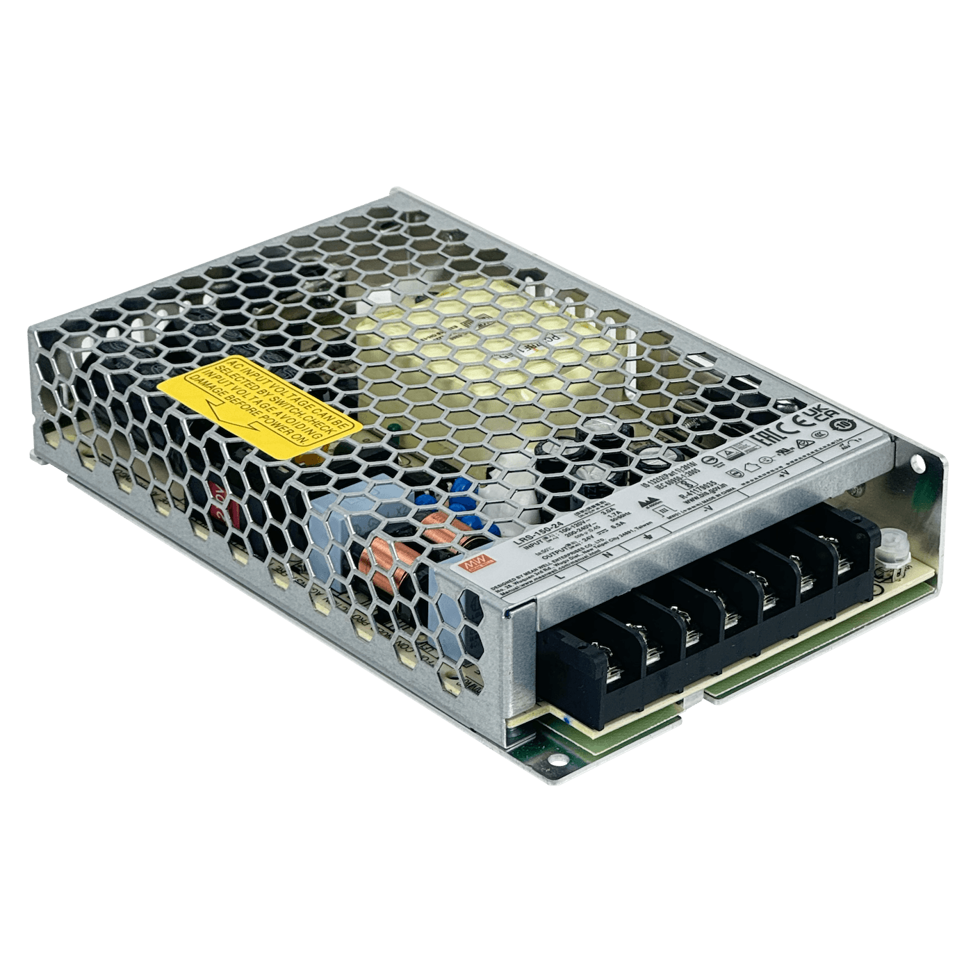 MEANWELL 156W 24V 6,5A Open-Frame Fuente-Poder 100-240VAC 6
