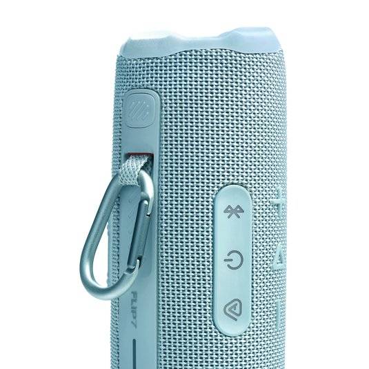 Parlante Bluetooth JBL Flip 7 Portátil, 25 W RMS, 14 Hrs de autonomia, JBL Pro Sound AI, Azul Claro 4