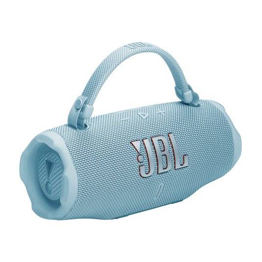 Parlante Bluetooth JBL Charge 6 Portátil, Resistente al Agua, 30W RMS, 28 Hrs autonomia, Azul Claro 3