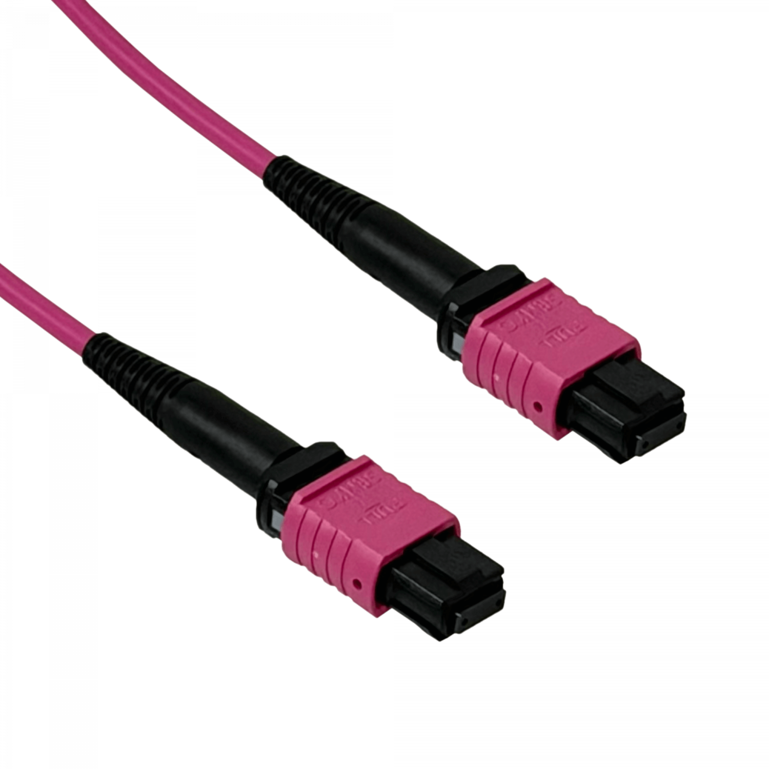 Jumper Fibra LSZH MM  UI 3mt MPO-MPO 12-Fibras Type-B OM4 Multimodo  3