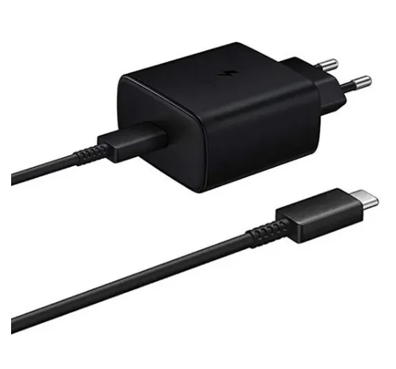 Cargador  mas cable Samsung  tipo C 45W carga Full Rapida 1