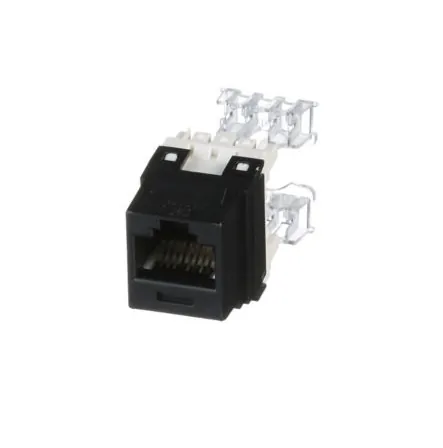 Punchdown Jack module modular insert RJ45 NEGRO Panduit NetKey 1