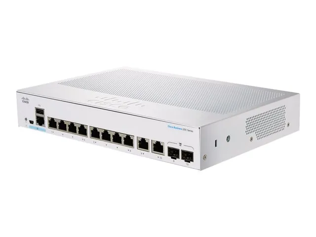 Switch Cisco Rackeable CBS350 Administrable 8-port GE ext PS 2x1G 1
