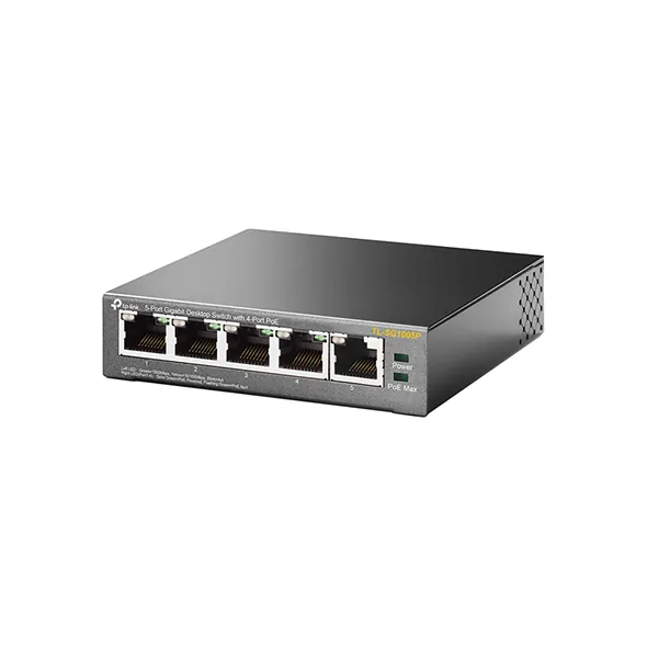 Switch TP-LINK TL-SG1005P No Admin. 4x 10/100/1000 1