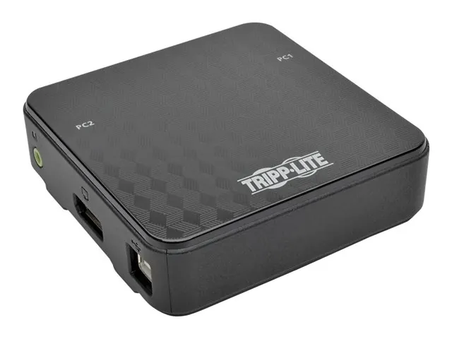 KVM 2 puertos con audio Cables DisplayPort Tripplite 1