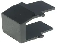 Tapa ciega negra Netkey Panduit 1