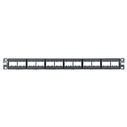 Patch Panel modular vacio Negro  Panduit 1