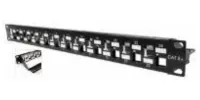 Patch Panel modular Cat6A S/FTP Blindado 24-port NXT 1