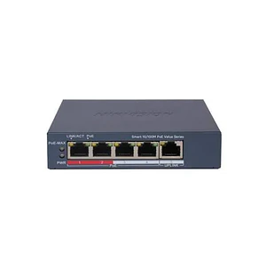 Switch de 4 Puertos Ethernet Hikvision, Conmutador PoE inteligente Fast Ethernet de 4 puertos