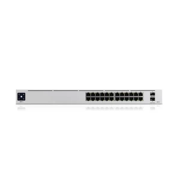 Switch Gestionado de Capa 3 con 24 x Gigabit y 2 x SFP+ de 10G, Ubiquiti UniFi Switch Pro 24 1