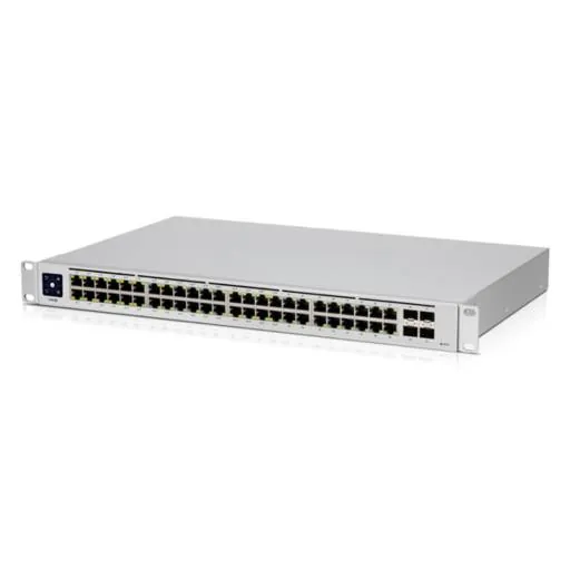 Switch Ubiquiti USW-48-POE 48-port - 32xGE PoE+ 195W y 16xGE no PoE y 4xSFP 1