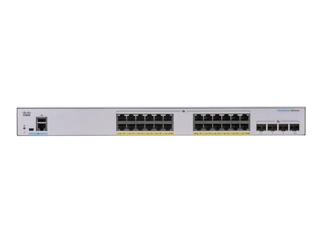 Switch Cisco CBS350 Administrable 24-port GE Full PoE 4x1G SFP 1