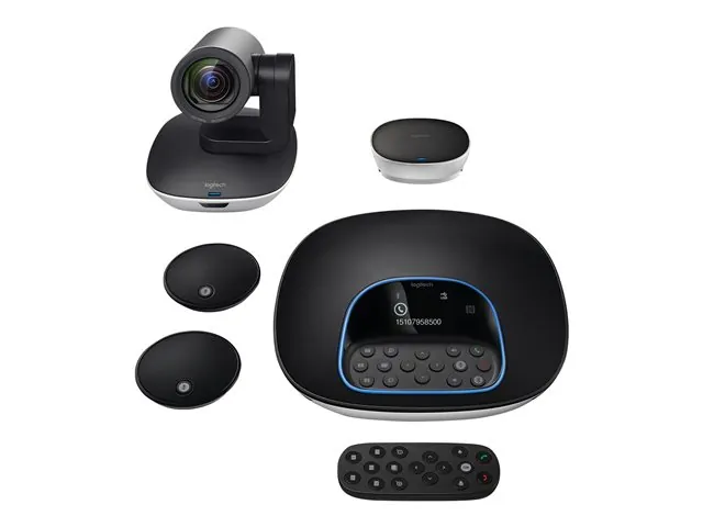 Bundle sistema de conferencia camara group + microfono de expansion Logitech 1