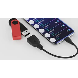 Adaptador XTECH, micro-USB macho a USB-A hembra