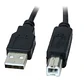 Cable de impresora USB 2.0 Tipo A macho 1.8mts Xtech - Miniatura 1