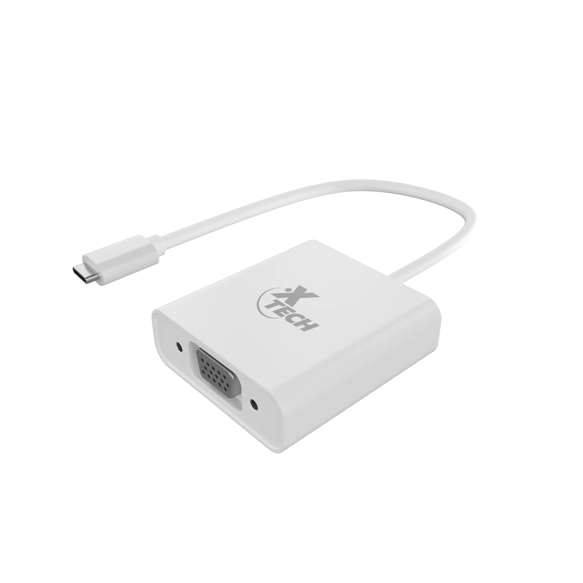 Adaptador convertidor USB C m a VGA f XTC-551 Xtech 1