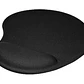 Mouse Pad ergonomico de Gel Negro KMP-100B KlipX - Miniatura 1