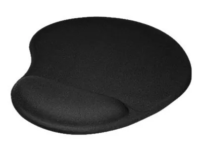 Mouse Pad ergonomico de Gel Negro KMP-100B KlipX 1