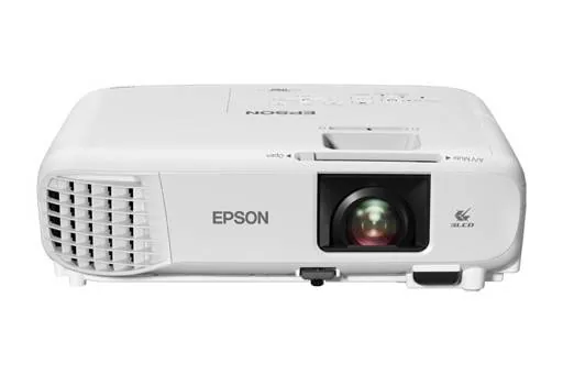 Proyector Epson PowerLite 119W 3LCD WXGA con Dial HDMI, 4.000 lúmenes de color y brillo blanco 1